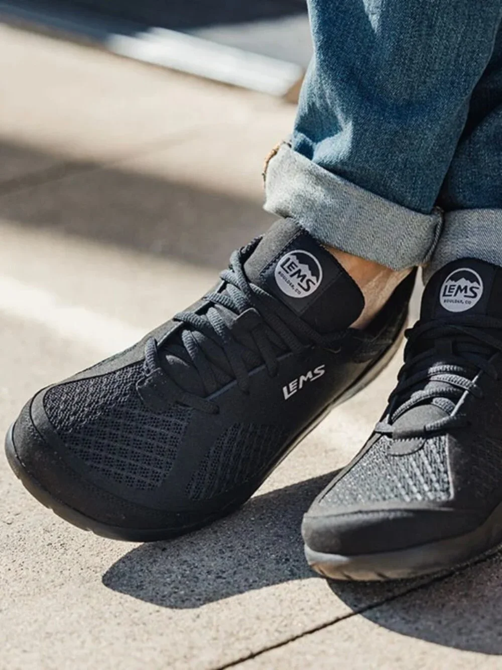 Lems Primal 3 in Black, Size 8 Women / 6.5 Men